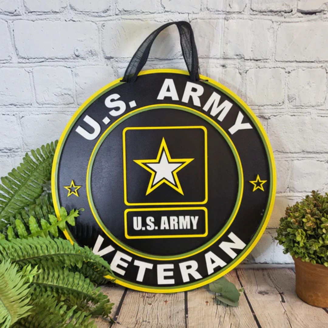 "U.S. Army Veteran" Door Hanger