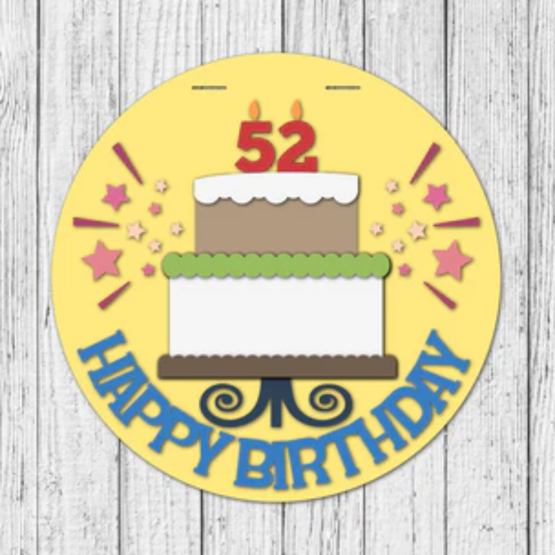 "Happy Birthday" Door Hanger