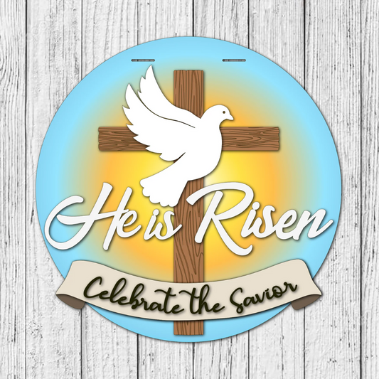 "He is Risen" Door Hanger