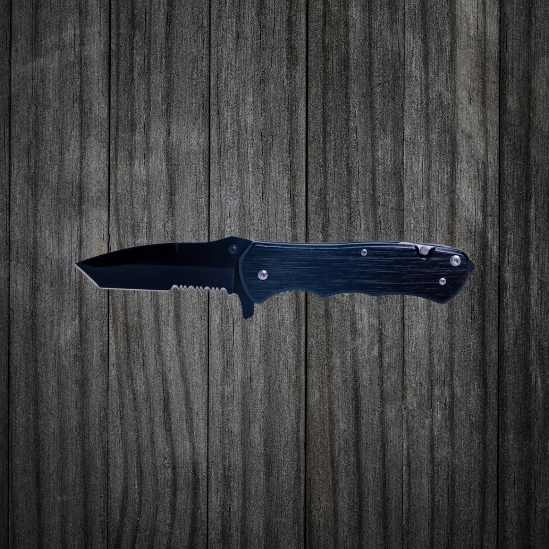Personalized Wood Pocket Knives "The Beast"