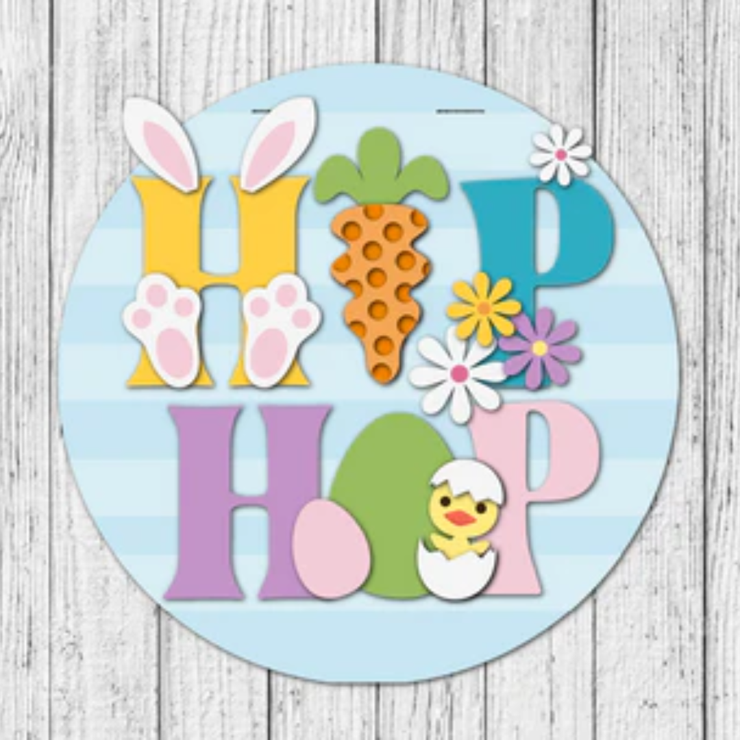 "Hip Hop Easter" Door Hanger