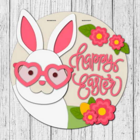 "Happy Easter Bunny" Door Hanger