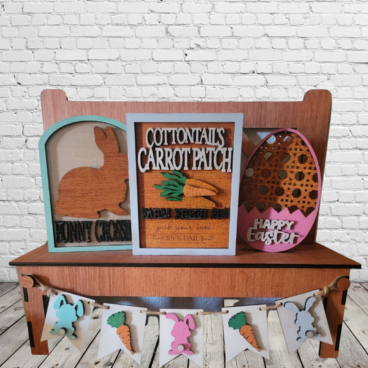Easter Tabletop Mini Bench Stander