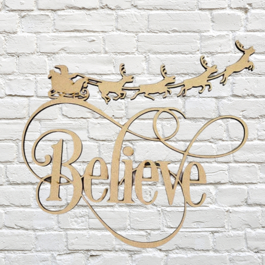Unfinished Believe sign