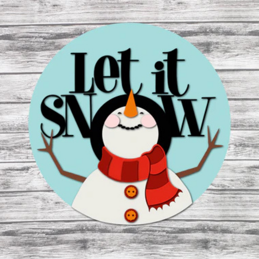 "Snowman" Door Hanger