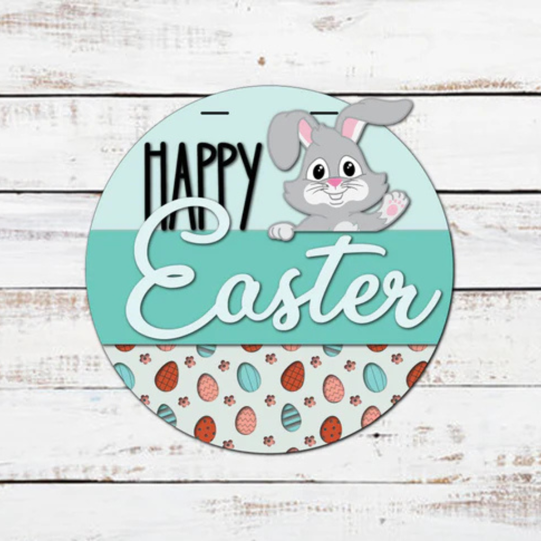"Hello Spring Watering Can" Door Hanger