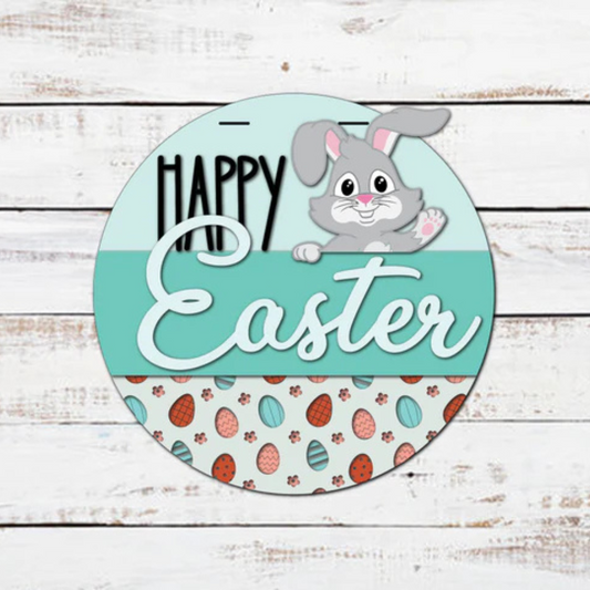 "Hello Spring Watering Can" Door Hanger
