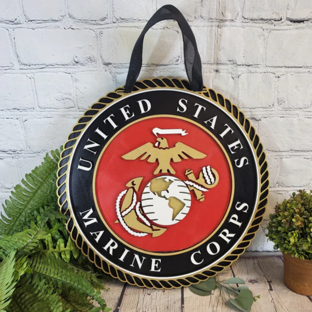 "U.S. Marine Corps Classic Logo" Door Hanger