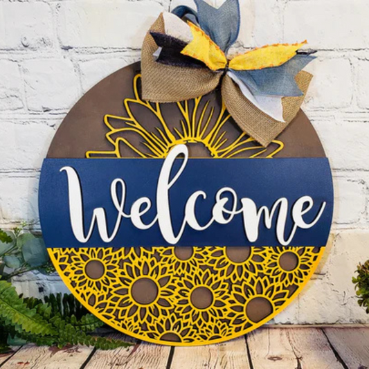 "Welcome" Door Hanger