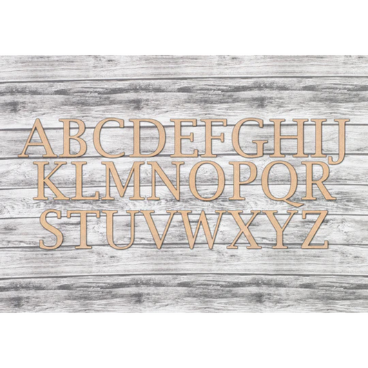 Large Wooden Cutout Letters DIY Unfinished